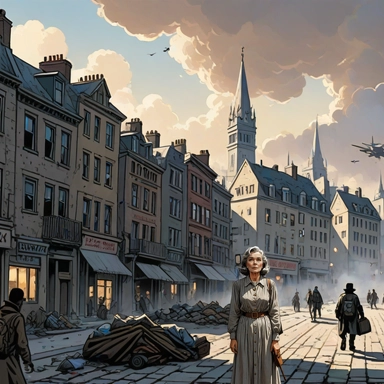 Finalized comic strip panel 3