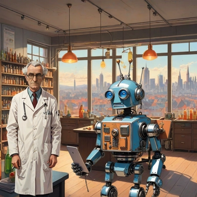 Finalized comic strip panel 3