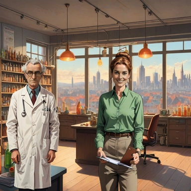 Finalized comic strip panel 4