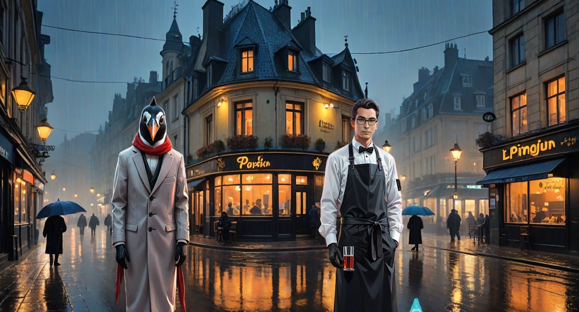 Finalized comic strip panel 5