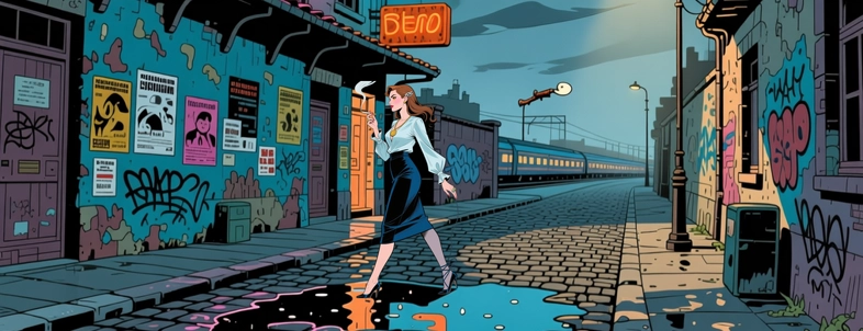 Finalized comic strip panel 3