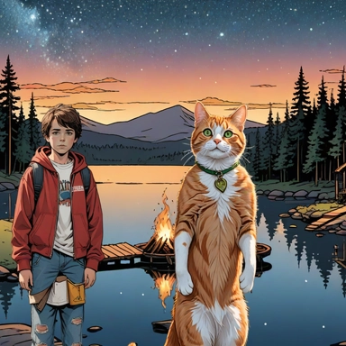 Finalized comic strip panel 6